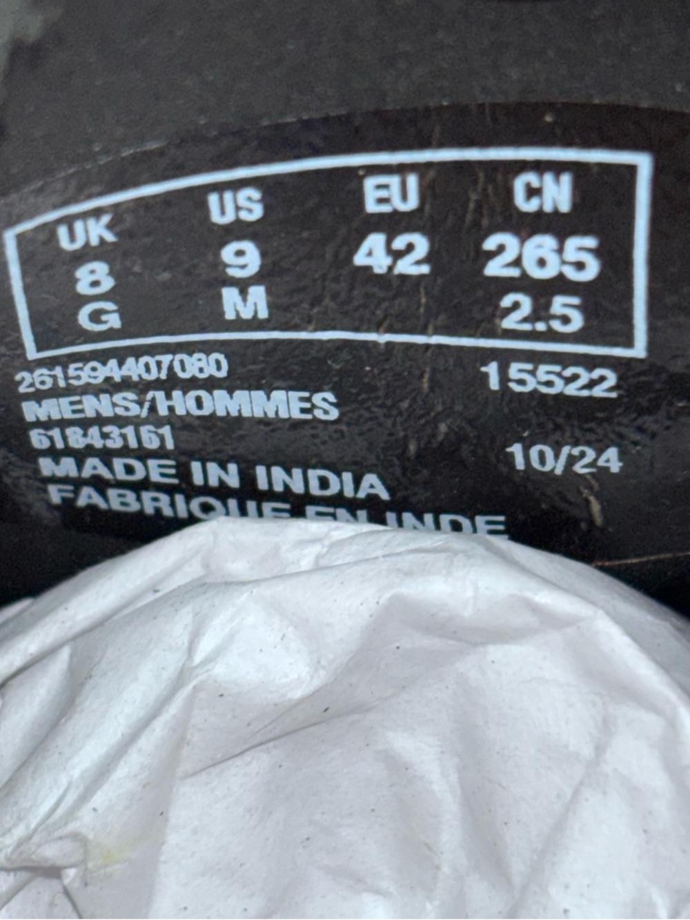 MENS CLARKS SHACRE WALLASTON CHUKKA BOOT BLACK LEATHER WALLABEES NEW Size 9 - Picture 7 of 7